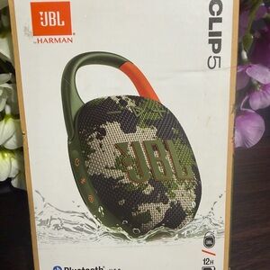 JBL Clip 5 Bluetooth Speaker with Camo Design
